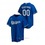 Maglia Baseball Uomo Los Angeles Dodgers Personalizzate Replica Alternato Blu