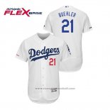 Maglia Baseball Uomo Los Angeles Dodgers Walker Buehler Flex Base Bianco