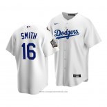 Maglia Baseball Uomo Los Angeles Dodgers Will Smith 2020 Replica Primera Bianco