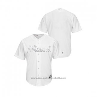 Maglia Baseball Uomo Miami Marlins 2019 Players Weekend Replica Bianco