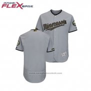 Maglia Baseball Uomo Minnesota Twins 2018 Memorial Day Flex Base Grigio