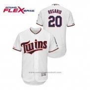 Maglia Baseball Uomo Minnesota Twins Eddie Rosario 150 Anniversario Flex Base Bianco