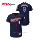 Maglia Baseball Uomo Minnesota Twins Marwin Gonzalez 150 Anniversario Autentico Flex Base Blu2