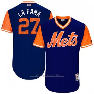 Maglia Baseball Uomo New York Mets 2017 Little League World Series Jeurys Familia Blu