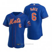 Maglia Baseball Uomo New York Mets Jeff Mcneil Autentico 2020 Alternato Blu