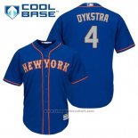 Maglia Baseball Uomo New York Mets Lenny Dykstra 4 Blu Alternato Cool Base