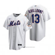 Maglia Baseball Uomo New York Mets Luis Guillorme Replica Bianco