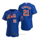 Maglia Baseball Uomo New York Mets Max Scherzer Autentico Alternato Blu