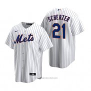 Maglia Baseball Uomo New York Mets Max Scherzer Replica Home Bianco