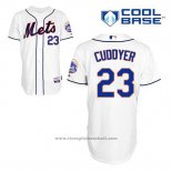 Maglia Baseball Uomo New York Mets Michael Cuddyer 23 Bianco Alternato Cool Base