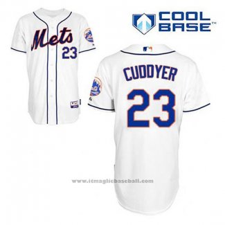 Maglia Baseball Uomo New York Mets Michael Cuddyer 23 Bianco Alternato Cool Base
