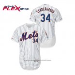 Maglia Baseball Uomo New York Mets Noah Syndergaard Autentico Flex Base Bianco