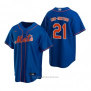 Maglia Baseball Uomo New York Mets Pete Crow-Armstrong Replica 2020 Blu