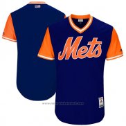 Maglia Baseball Uomo New York Mets Players Weekend 2017 Personalizzate Blu