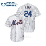 Maglia Baseball Uomo New York Mets Robinson Cano Cool Base Home Bianco