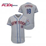 Maglia Baseball Uomo New York Mets Travis D'arnaud 150 Anniversario Autentico Flex Base Grigio