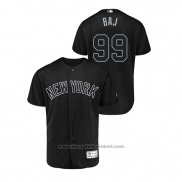 Maglia Baseball Uomo New York Yankees Aaron Judge 2019 Players Weekend Autentico Nero