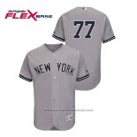 Maglia Baseball Uomo New York Yankees Clint Frazier 150 Anniversario Flex Base Grigio