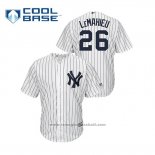 Maglia Baseball Uomo New York Yankees Dj Lemahieu Cool Base Bianco