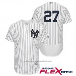 Maglia Baseball Uomo New York Yankees Giancarlo Stanton Bianco Autentico Collection Flex Base