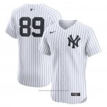 Maglia Baseball Uomo New York Yankees Jasson Dominguez Home Elite Bianco