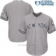 Maglia Baseball Uomo New York Yankees Jorge Posada Grigio Cool Base