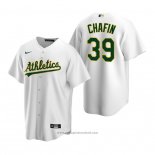 Maglia Baseball Uomo Oakland Athletics Andrew Chafin Replica Home Bianco