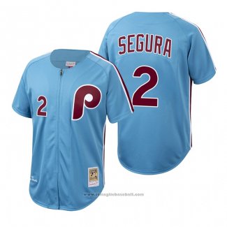 Maglia Baseball Uomo Philadelphia Phillies Jean Segura Autentico Cooperstown Collection Blu