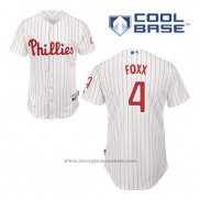 Maglia Baseball Uomo Philadelphia Phillies Jimmy Foxx 4 Bianco Home Cool Base