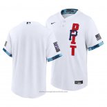 Maglia Baseball Uomo Pittsburgh Pirates 2021 All Star Replica Bianco