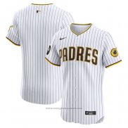 Maglia Baseball Uomo San Diego Padres Home Elite Patch Bianco