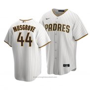 Maglia Baseball Uomo San Diego Padres Joe Musgrove Replica Home Marrone Bianco