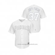 Maglia Baseball Uomo San Diego Padres Joey Lucchesi 2019 Players Weekend Replica Bianco