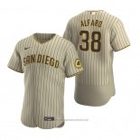 Maglia Baseball Uomo San Diego Padres Jorge Alfaro Tan Autentico Alternato Marrone