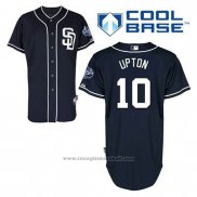 Maglia Baseball Uomo San Diego Padres Justin Upton 10 Blu Alternato Cool Base