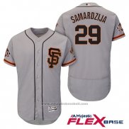 Maglia Baseball Uomo San Francisco Giants Jeff Samardzija Grigio Alternato Flex Base