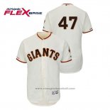 Maglia Baseball Uomo San Francisco Giants Johnny Cueto Autentico Flex Base Crema