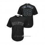 Maglia Baseball Uomo San Francisco Giants Tony Watson 2019 Players Weekend Replica Nero