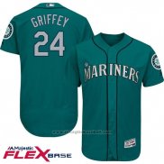 Maglia Baseball Uomo Seattle Mariners Ken Griffey Jr Verde Flex Base