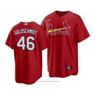 Maglia Baseball Uomo St. Louis Cardinals Paul Goldschmidt Replica Alternato Rosso