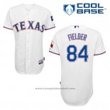 Maglia Baseball Uomo Texas Rangers Prince Fielder 84 Bianco Home Cool Base