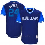Maglia Baseball Uomo Toronto Blue Jays 2017 Little League World Series Danny Barnes Blu