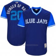 Maglia Baseball Uomo Toronto Blue Jays 2017 Little League World Series Josh Donaldson Blu