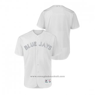 Maglia Baseball Uomo Toronto Blue Jays 2019 Players Weekend Bianco Autentico