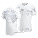 Maglia Baseball Uomo Toronto Blue Jays Josh Donaldson Awards Collection AL MVP Bianco