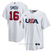 Maglia Baseball Uomo USA 2023 Will Smith Replica Bianco