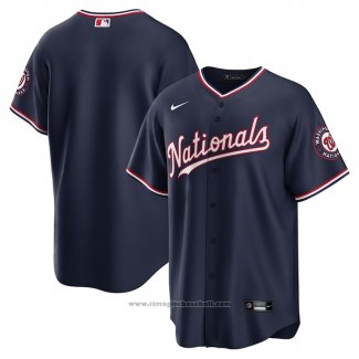 Maglia Baseball Uomo Washington Nationals Alternato Replica Blu