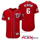 Maglia Baseball Uomo Washington Nationals Anthony Rendon Scarlet 2018 All Star Alternato Flex Base