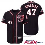 Maglia Baseball Uomo Washington Nationals Gio Gonzalez Blu 2018 All Star Flex Base