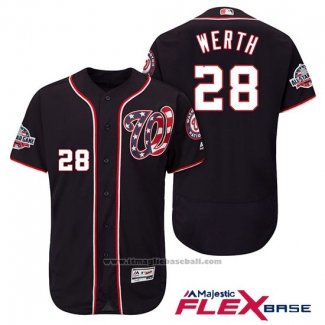 Maglia Baseball Uomo Washington Nationals Jayson Werth Blu 2018 All Star Flex Base